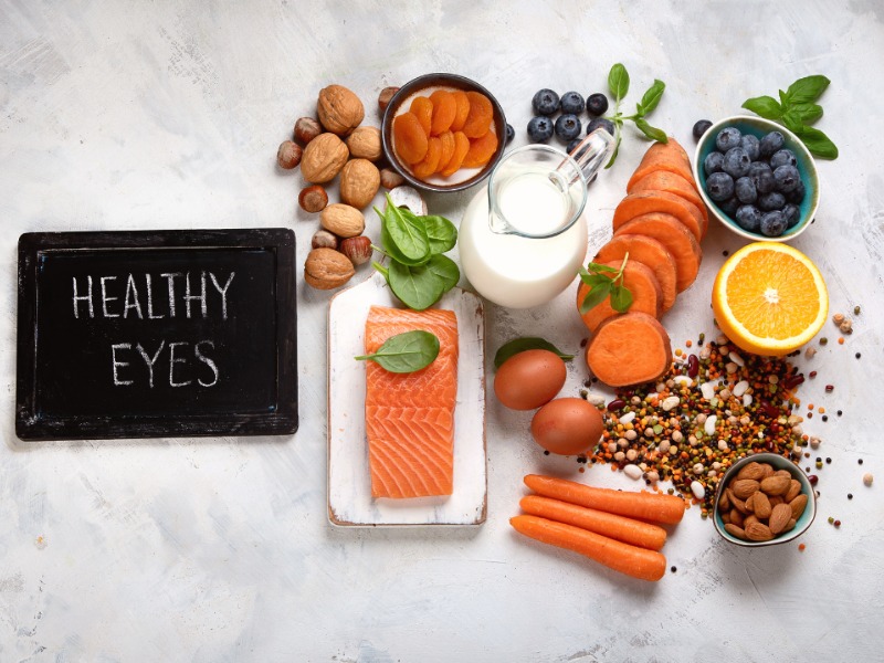 مواد غذایی مفید برای تقویت سلامت چشم